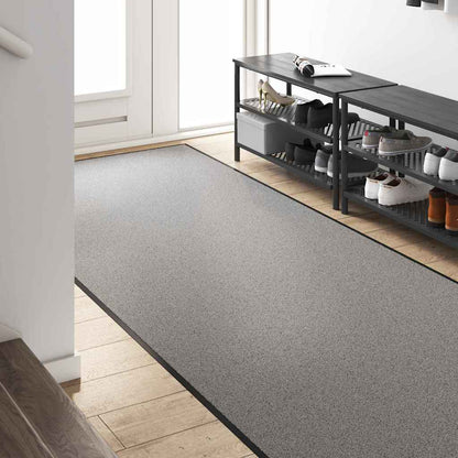 Doormat Grey and Black 120 x 400 cm 100% Polyamide