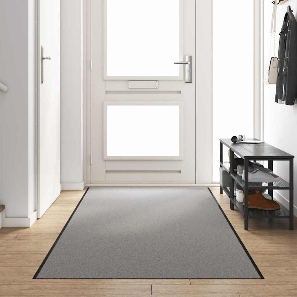 Doormat Grey and Black 120 x 400 cm 100% Polyamide