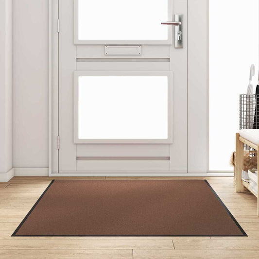 Doormat Brown and Black 120 x 180 cm 100% Polyamide