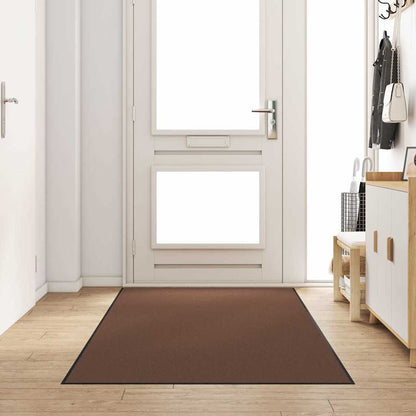 Doormat Brown and Black 120 x 300 cm Polypropylene and vinyl