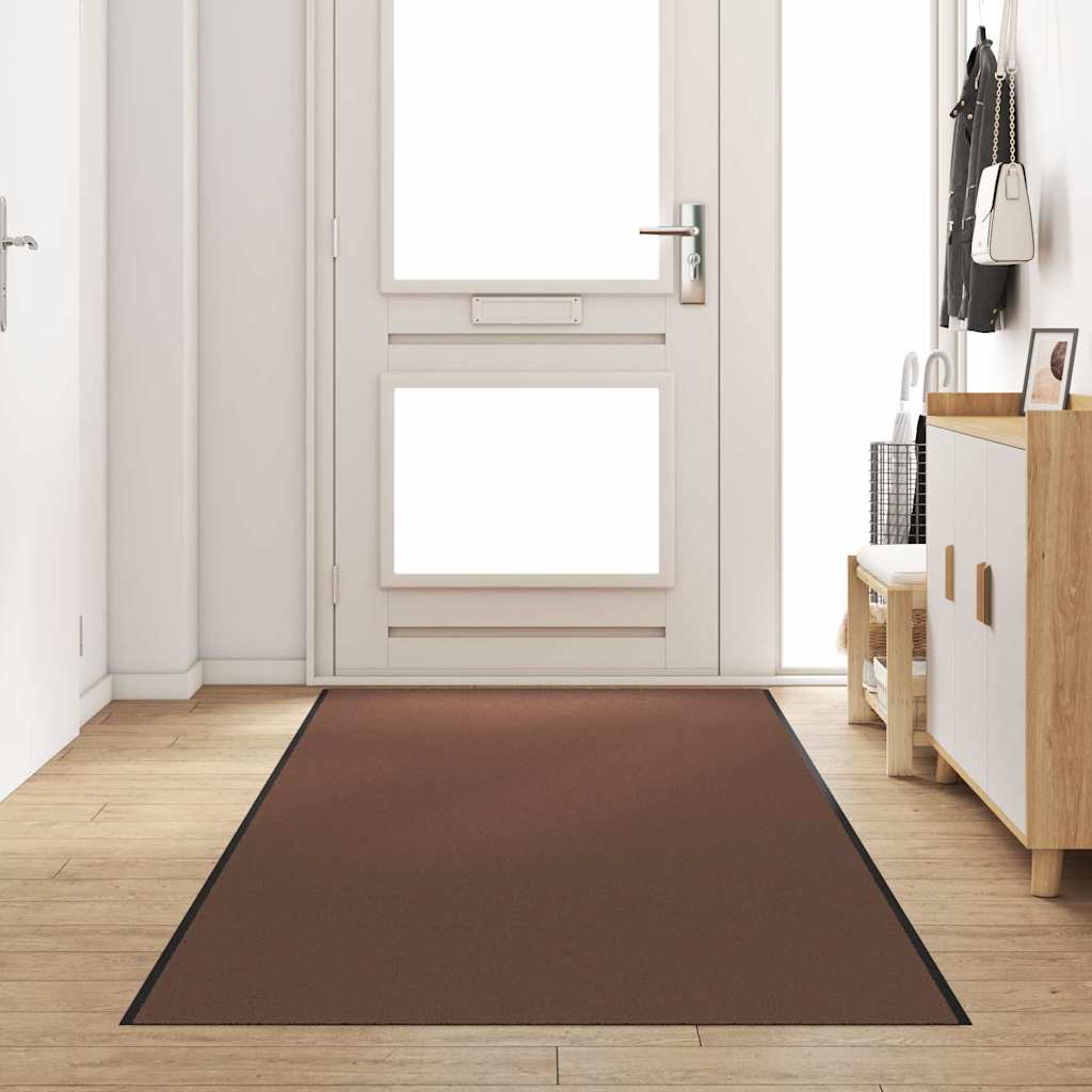 Doormat Brown and Black 120 x 400 cm 100% Polyamide
