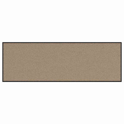 Doormat Beige and Black 60 x 180 cm 100% Polyamide