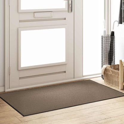 Doormat Beige and Black 90 x 150 cm 100% Polyamide