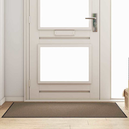 Doormat Beige and Black 90 x 150 cm 100% Polyamide