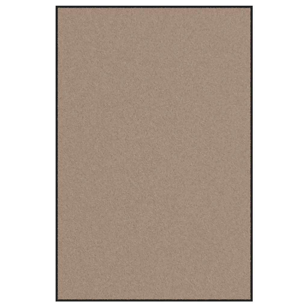 Doormat Beige and Black 120 x 180 cm 100% Polyamide