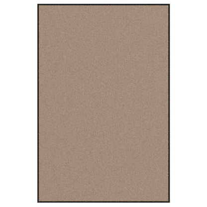Doormat Beige and Black 120 x 180 cm 100% Polyamide