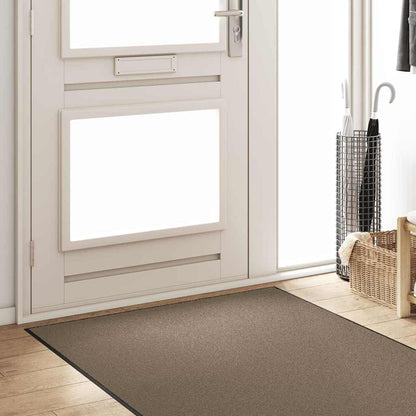 Doormat Beige and Black 120 x 250 cm 100% Polyamide