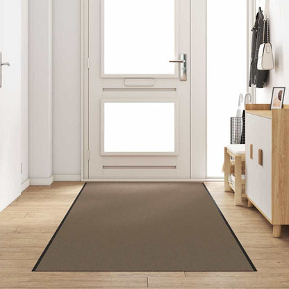 Doormat Beige and Black 120 x 400 cm 100% Polyamide