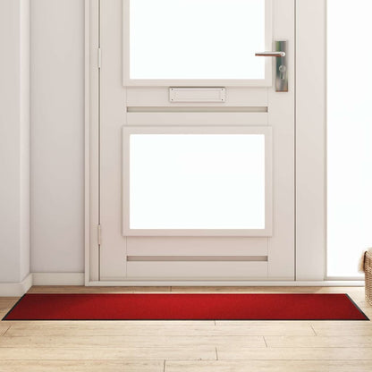 Doormat Red and Black 60 x 180 cm 100% Polyamide