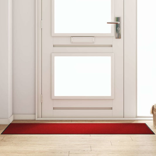 Doormat Red and Black 60 x 180 cm 100% Polyamide
