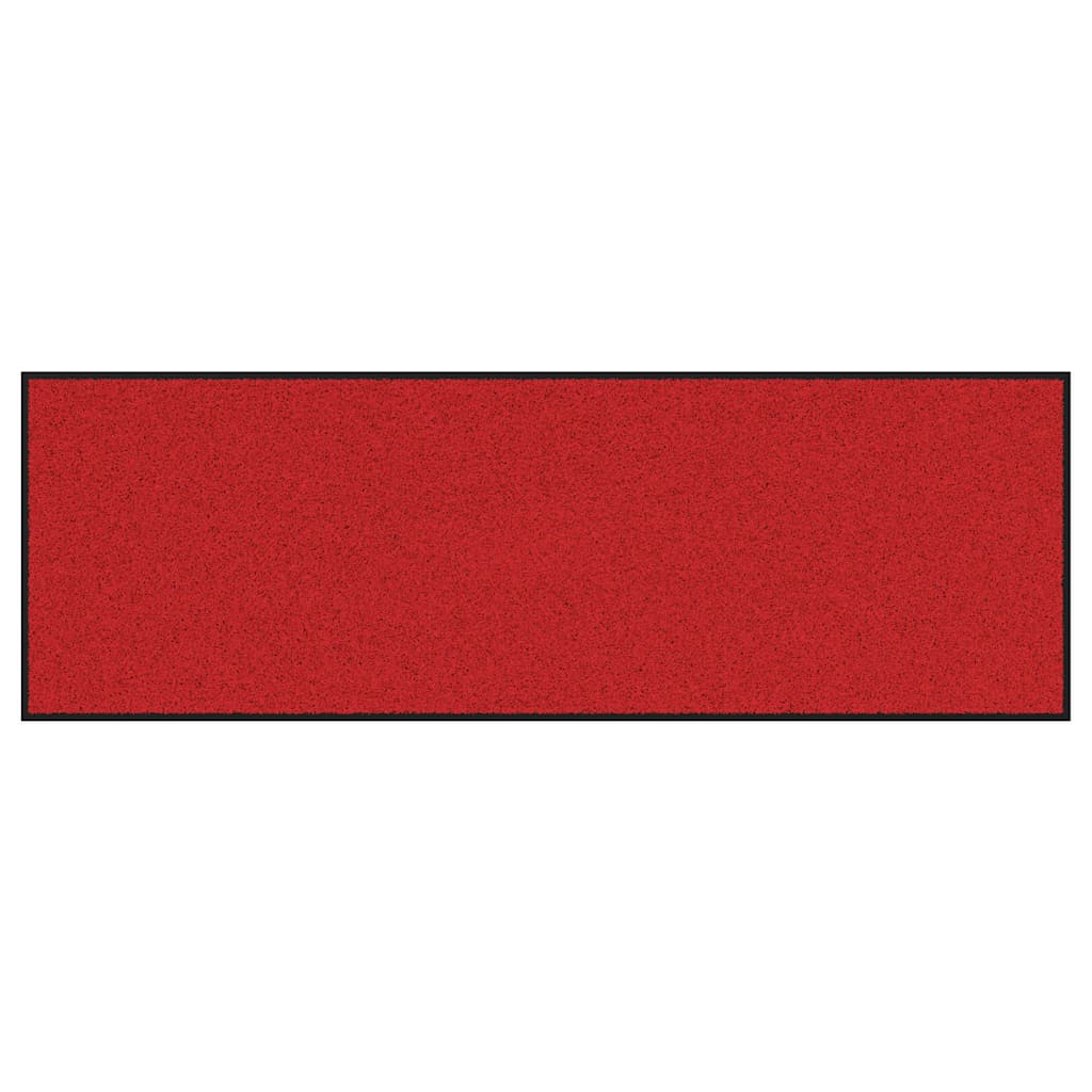 Doormat Red and Black 60 x 180 cm 100% Polyamide