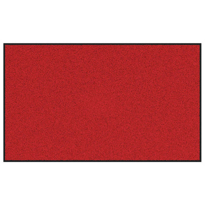 Doormat Red and Black 90 x 150 cm 100% Polyamide