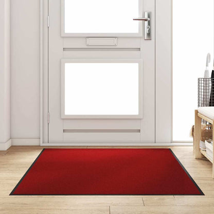 Doormat Red and Black 120 x 180 cm 100% Polyamide