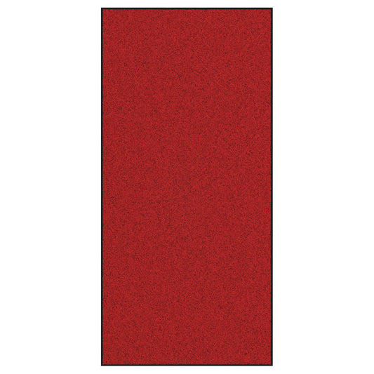 Doormat Red and Black 120 x 250 cm 100% Polyamide