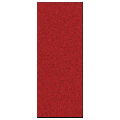 Doormat Red and Black 120 x 300 cm 100% Polyamide