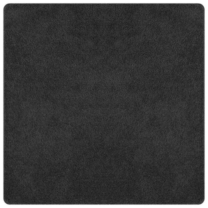 Anti-slip Shaggy Rug Dark grey 200 x 200 cm PP