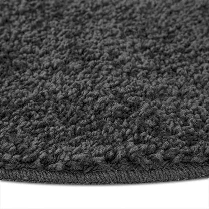 Anti-slip Shaggy Rug Dark grey 160 x 160 cm PP