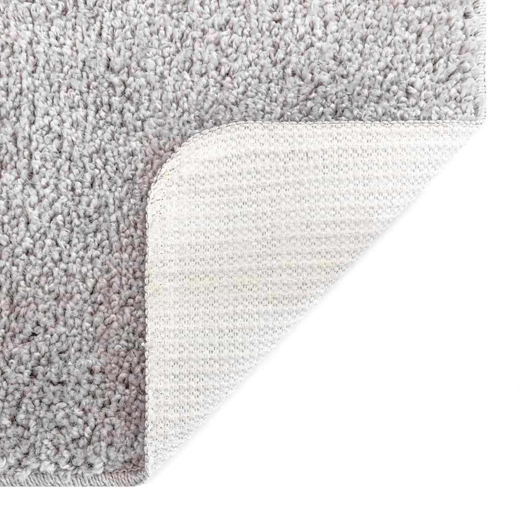Anti-slip Shaggy Rug Grey 160 x 160 cm PP