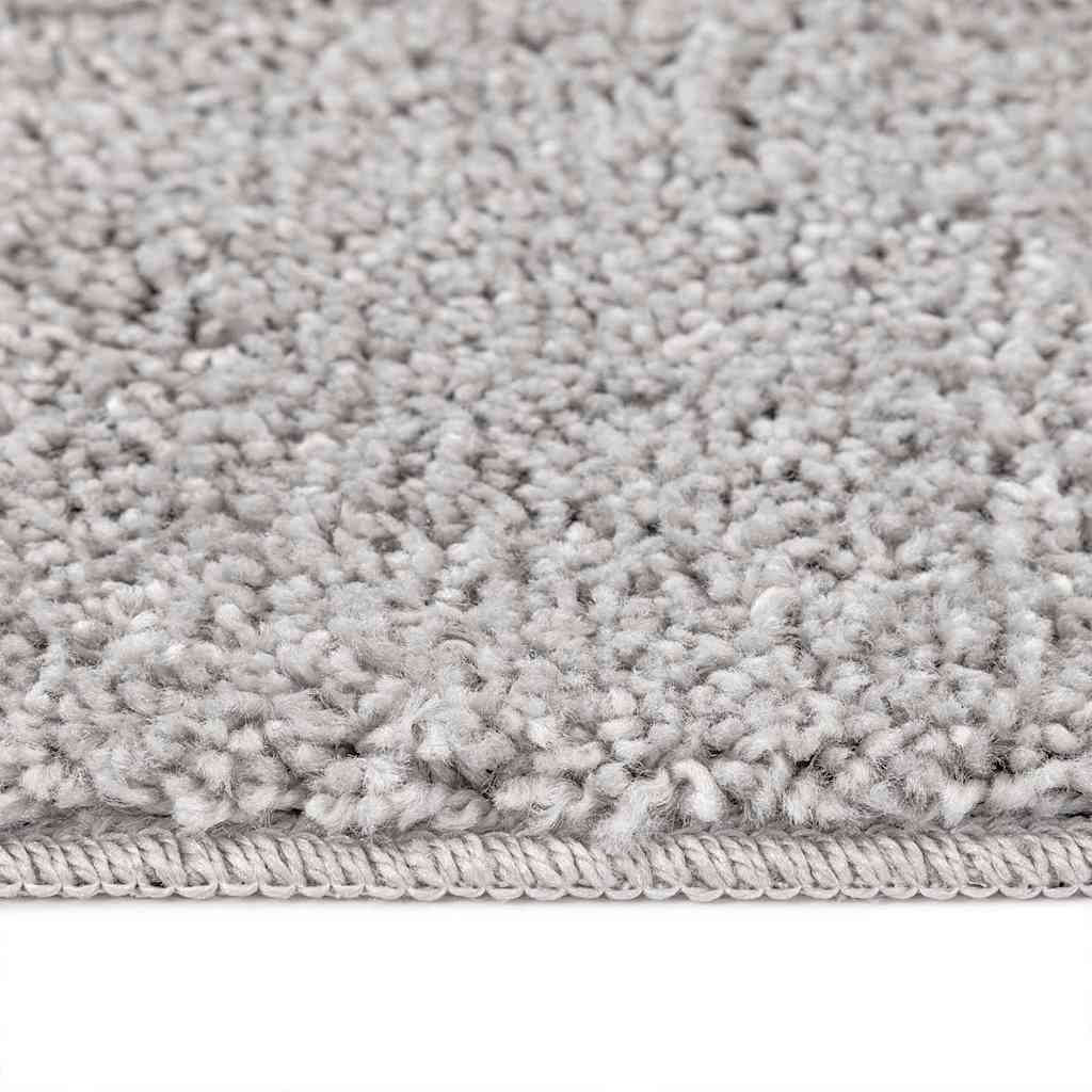 Anti-slip Shaggy Rug Grey 160 x 160 cm PP