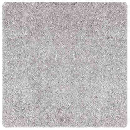 Anti-slip Shaggy Rug Grey 160 x 160 cm PP