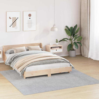 Anti-slip Shaggy Rug Grey 200 x 200 cm PP