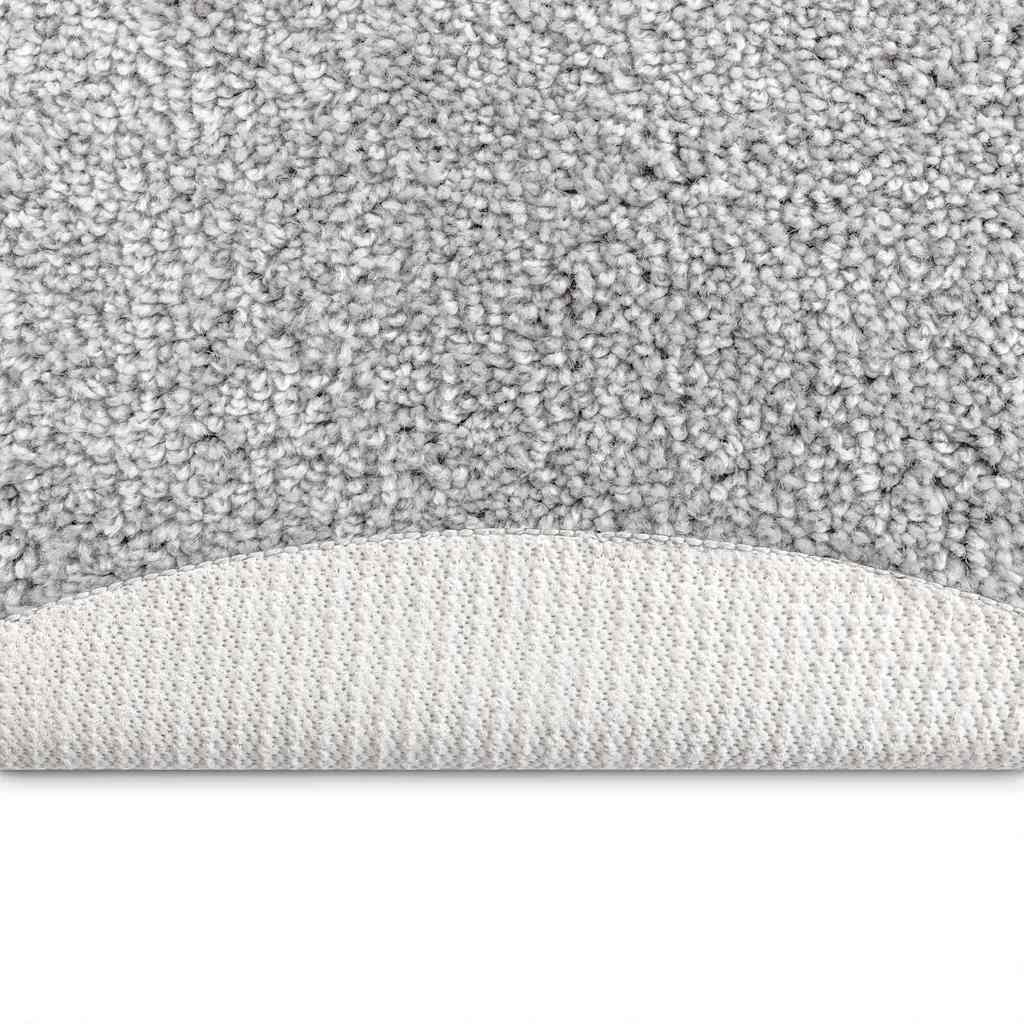 Anti-slip Shaggy Rug Grey 160 x 160 cm PP