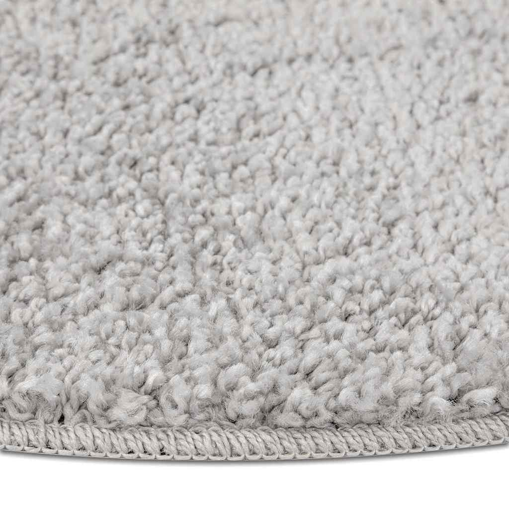 Anti-slip Shaggy Rug Grey 160 x 160 cm PP