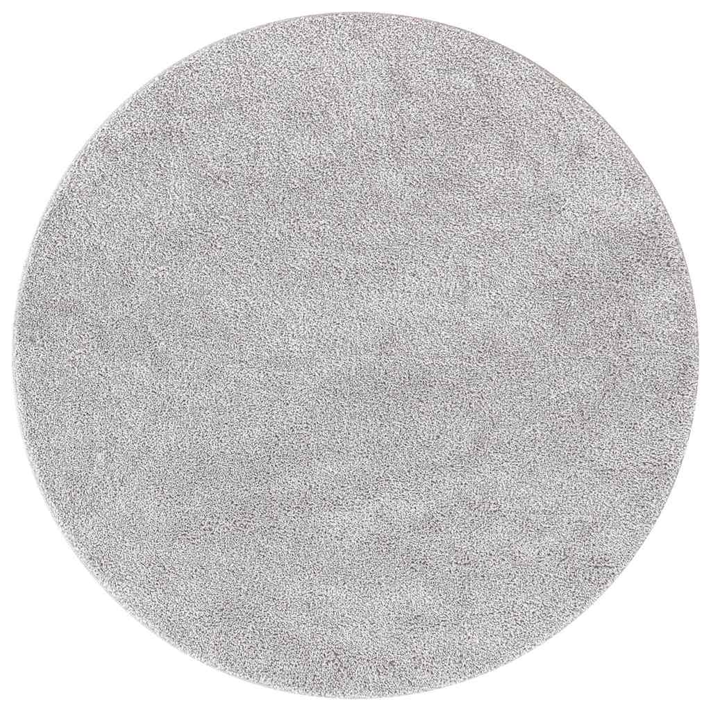 Anti-slip Shaggy Rug Grey 160 x 160 cm PP