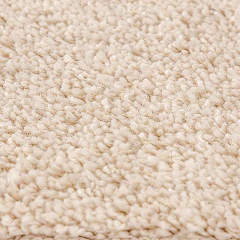 Anti-slip Shaggy Rug Cream 240 x 340 cm PP
