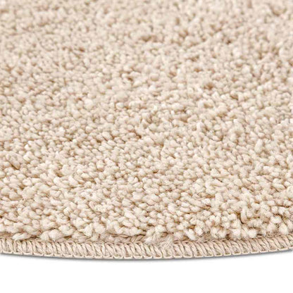 Anti-slip Shaggy Rug Cream 160 x 160 cm PP
