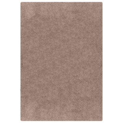 Anti-slip Shaggy Rug Brown 80 x 150 cm PP