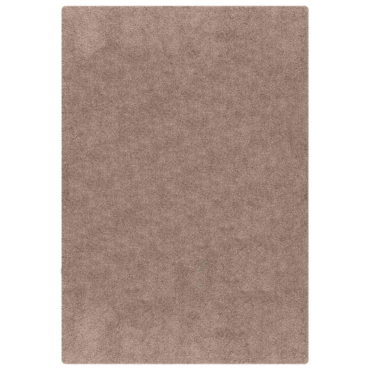 Anti-slip Shaggy Rug Brown 80 x 150 cm PP