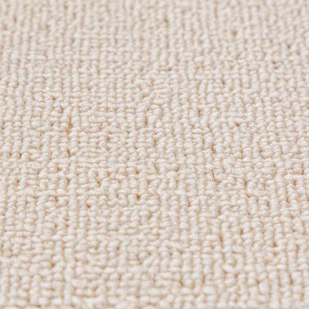 Anti-slip Stair Mats Latex backing 15 pcs Cream 60 x 25 cm PP