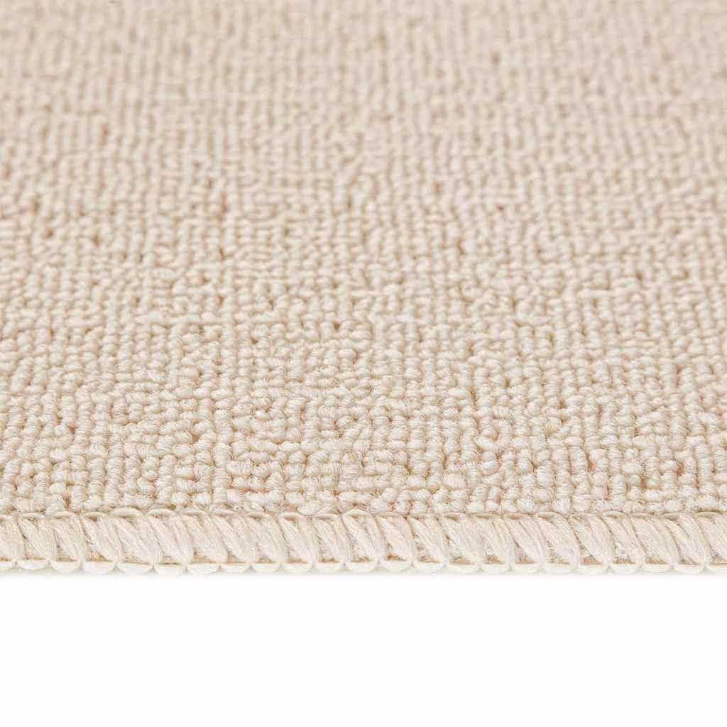 Anti-slip Stair Mats Latex backing 15 pcs Cream 60 x 25 cm PP