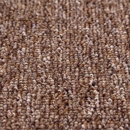 Anti-slip Stair Mats Latex backing 15 pcs Brown 60 x 25 cm PP