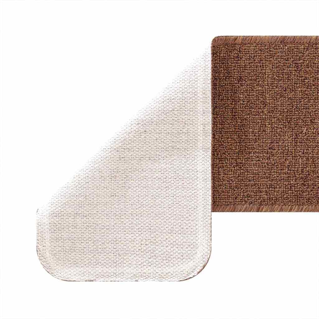Anti-slip Stair Mats Latex backing 15 pcs Yellow 75 x 20 cm PP