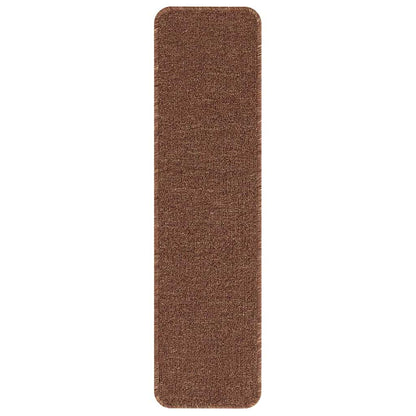 Anti-slip Stair Mats Latex backing 15 pcs Yellow 75 x 20 cm PP