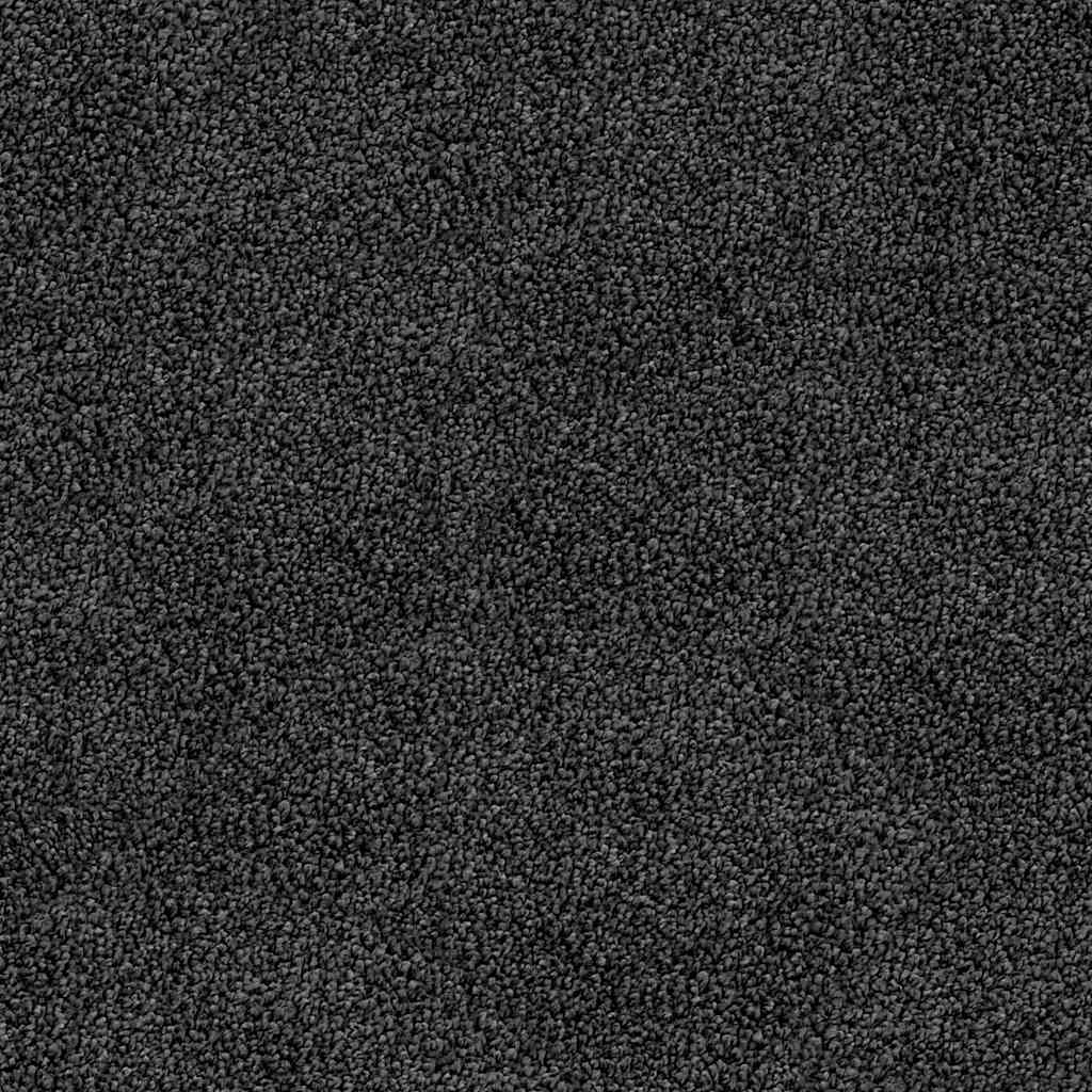 Anti-slip Bath Mat with Toilet Cut Dark Grey 50 x 50 cm PP