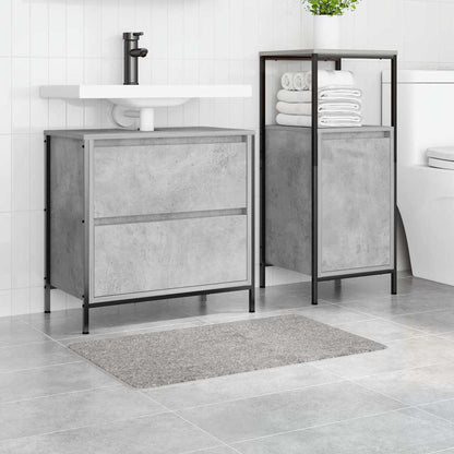 Anti-slip Bath Mat Grey 50 x 80 cm PP