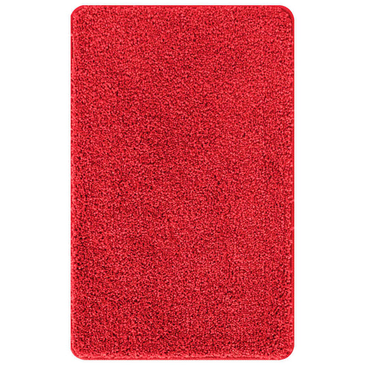 Anti-slip Bath Mat Red 50 x 80 cm PP
