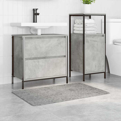 Anti-slip Bath Mat Grey 60 x 90 cm PP