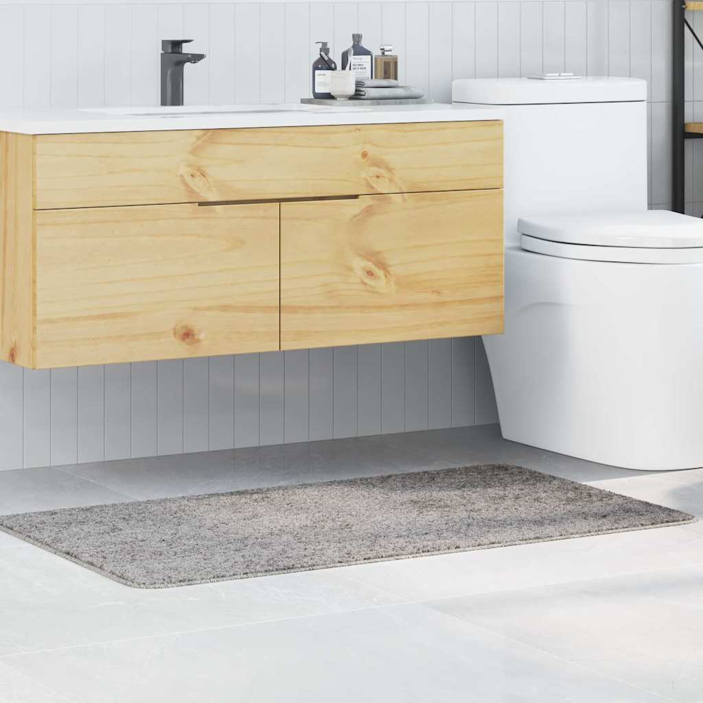 Anti-slip Bath Mat Grey 70 x 120 cm PP