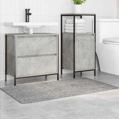 Anti-slip Bath Mat Grey 70 x 120 cm PP