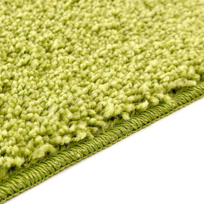Anti-slip Bath Mat Set 2 pcs Green PP