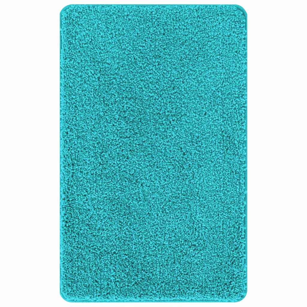Anti-slip Bath Mat Set 2 pcs Turquoise PP