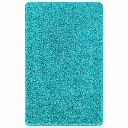 Anti-slip Bath Mat Set 2 pcs Turquoise PP