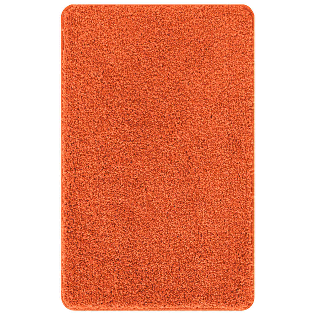 Anti-slip Bath Mat Set 2 pcs Orange PP