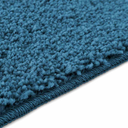Anti-slip Bath Mat Set 2 pcs Blue PP