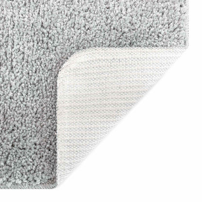 Anti-slip Bath Mat Set 3 pcs Grey PP
