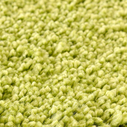 Anti-slip Bath Mat Set 3 pcs Green PP